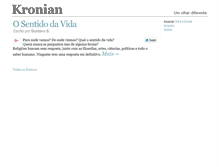 Tablet Screenshot of kronian.com